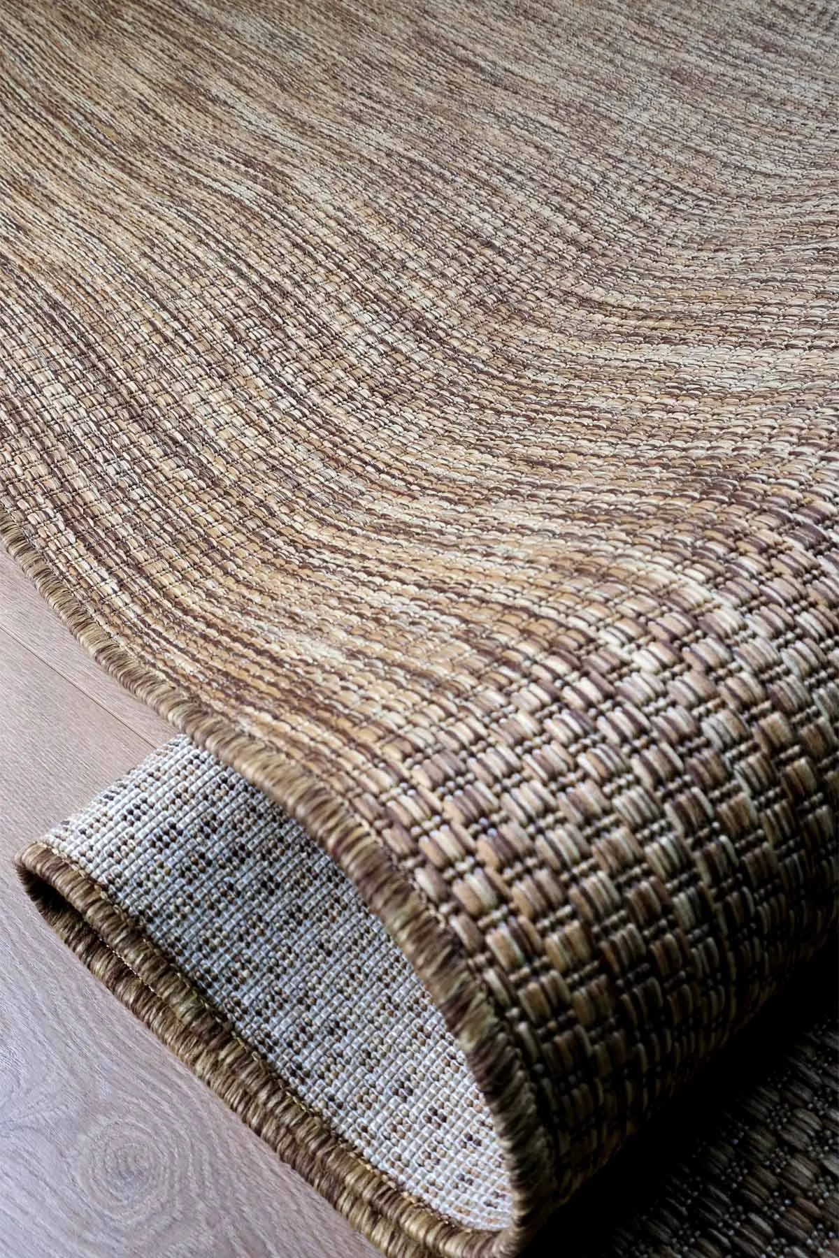 Potamia Alto Kahverengi Sisal Dekoratif İnce Makine Halısı 9000