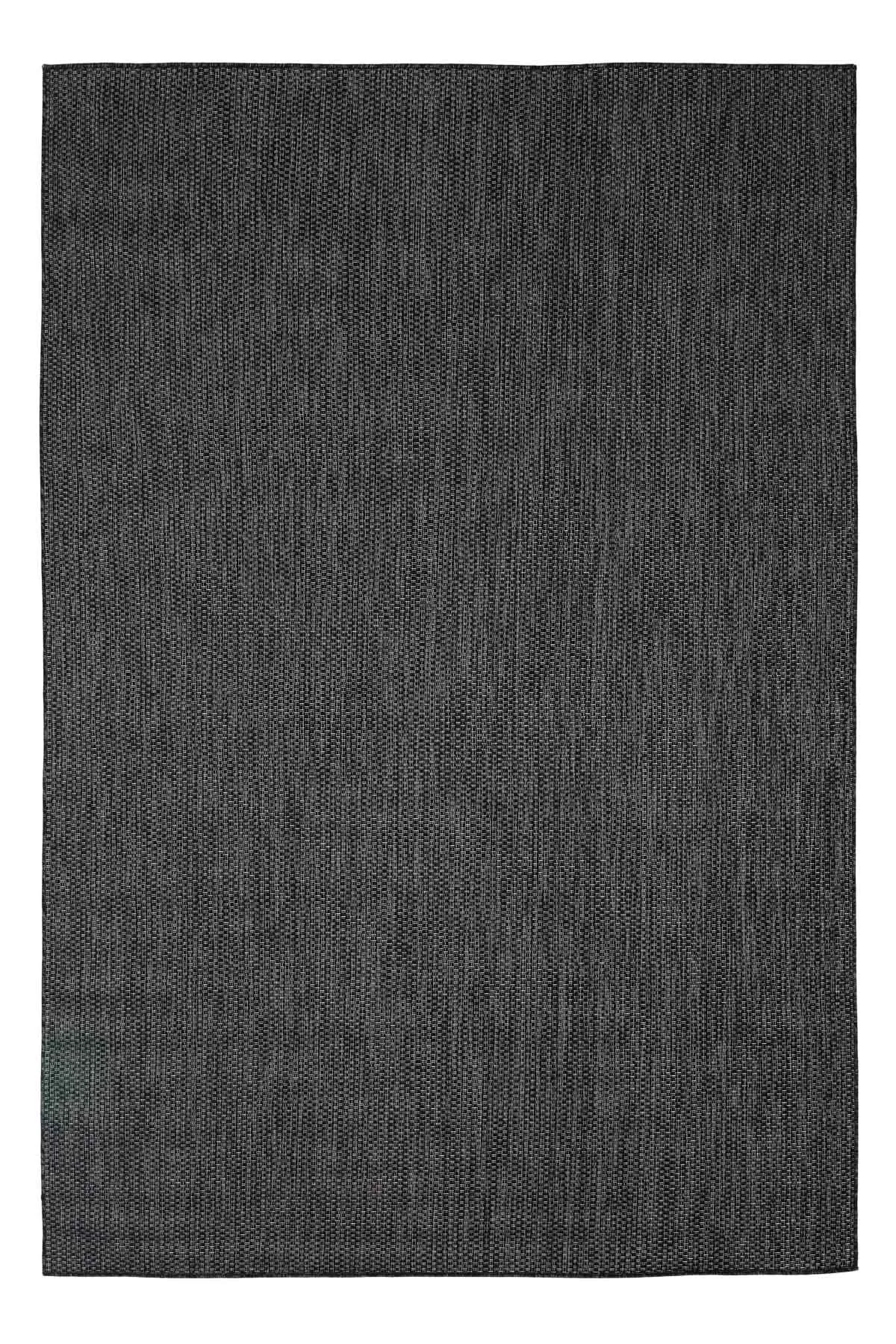 Potamia Alto Siyah Sisal Dekoratif İnce Makine Halısı 9000 - Thumbnail